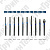 Алмазные боры SR10-SR19, RS11-RS31, EX-11 нумерация идентична борам MANI